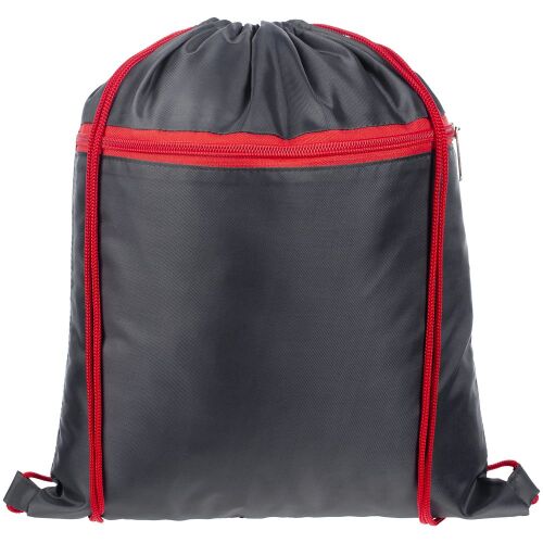 Детский рюкзак Novice, серый с красным 2