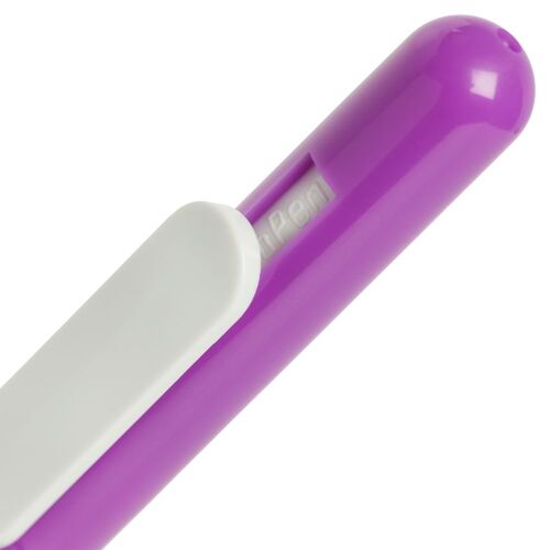 Ручка шариковая Swiper, фиолетовая с белым 4