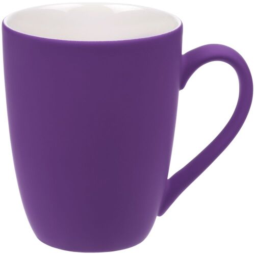 Кружка Good Morning с покрытием софт-тач, фиолетовая 1