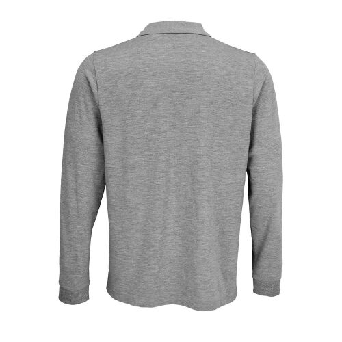 Рубашка поло с длинным рукавом Prime LSL, серый меланж, размер 3 3
