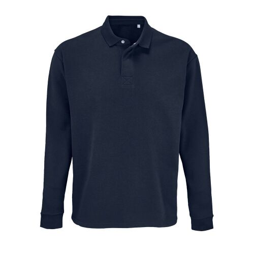 Рубашка поло с длинным рукавом Heritage, темно-синяя, размер XS 1