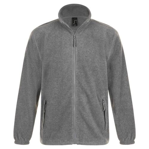 Куртка мужская North, серый меланж, размер S 1
