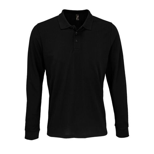 Рубашка поло с длинным рукавом Prime LSL, черная, размер XS 8