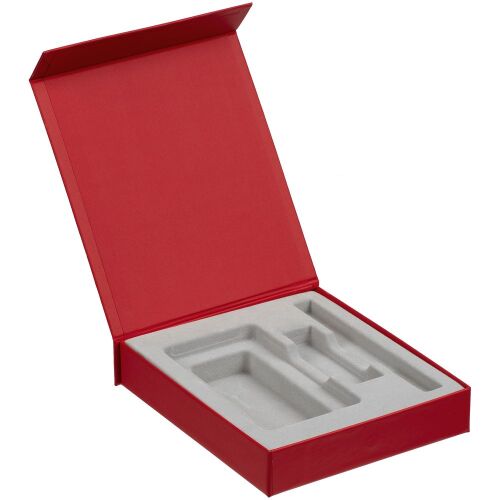 Коробка Latern для аккумулятора 5000 мАч, флешки и ручки, красна 1