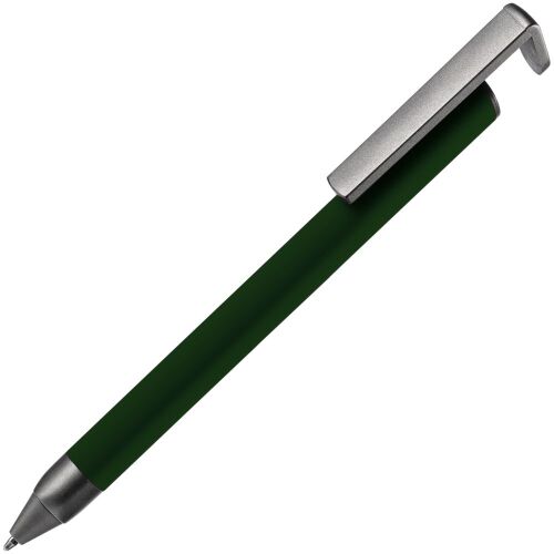 Ручка шариковая Standic с подставкой для телефона, зеленая 1