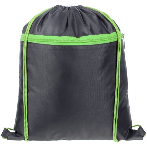 Детский рюкзак Novice, серый с зеленым 2