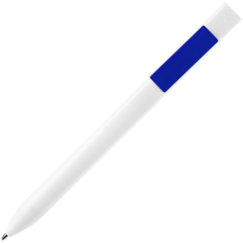 Ручка шариковая Swiper SQ, белая с синим 1