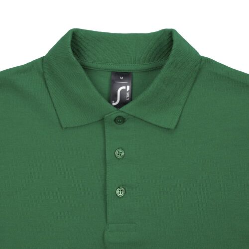 Рубашка поло мужская Spring 210 темно-зеленая, размер M 3