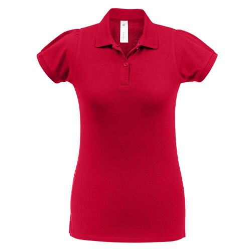 Рубашка поло женская Heavymill красная, размер S 1