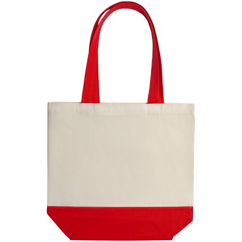 Холщовая сумка Shopaholic, красная 3