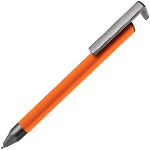 Ручка шариковая Standic с подставкой для телефона, оранжевая 1