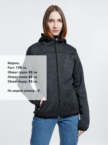 Куртка с капюшоном унисекс Gotland, черная, размер M 7