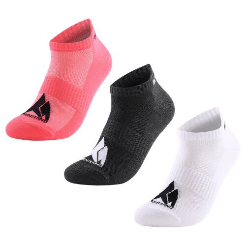 Набор из 3 пар спортивных носков Monterno Sport, розовый, серый  1