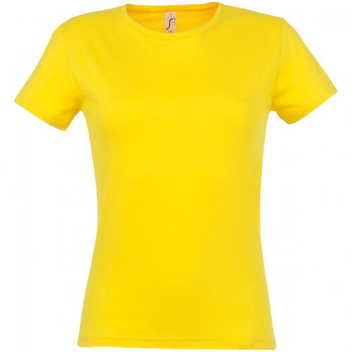 Футболка женская Miss 150 желтая, размер XL 8
