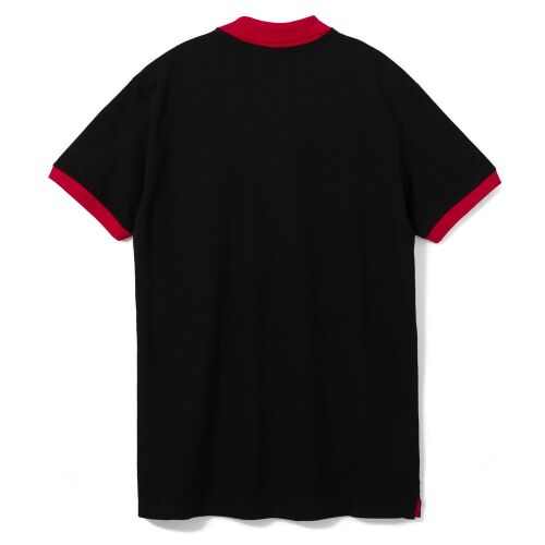 Рубашка поло Prince 190 черная с красным, размер M 2