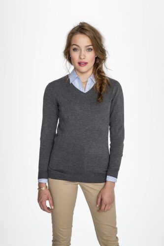 Пуловер женский Glory Women серый меланж, размер M 4