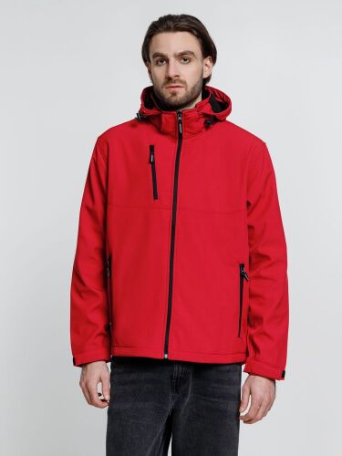 Куртка софтшелл мужская Zagreb, красная, размер S 2