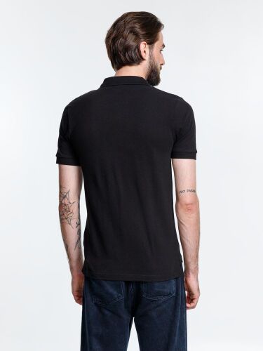 Рубашка поло мужская Adam, черная, размер XL 4