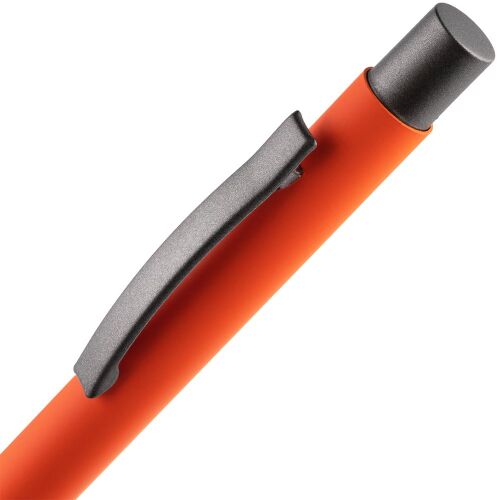 Ручка шариковая Atento Soft Touch, оранжевая 4