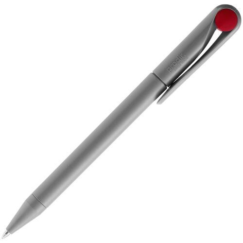Ручка шариковая Prodir DS1 TMM Dot, серая с красным 3