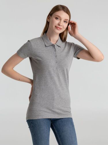 Рубашка поло женская Phoenix Women серый меланж, размер S 4