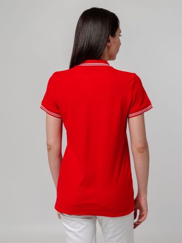 Рубашка поло женская Virma Stripes Lady, красная, размер L 5