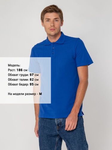 Рубашка поло мужская Virma light, ярко-синяя (royal), размер M 3