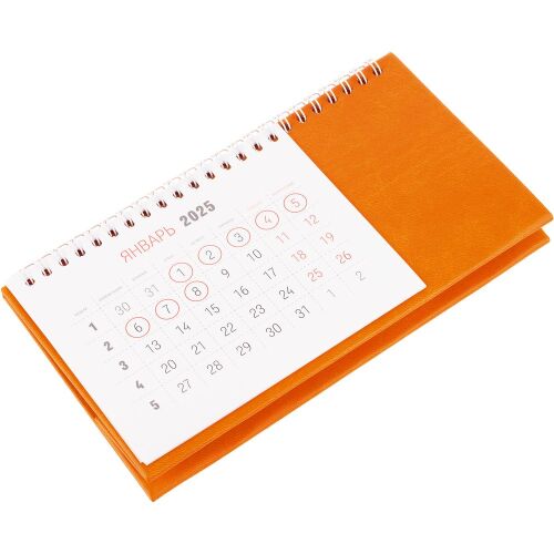 Календарь настольный Brand, оранжевый 3