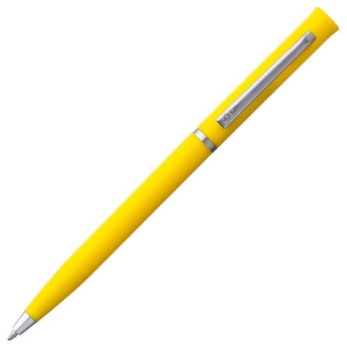 Ручка шариковая Euro Chrome, желтая 3