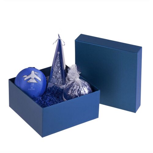 Коробка Satin, малая, синяя 2