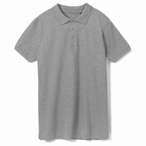 Рубашка поло мужская Phoenix Men серый меланж, размер M 1