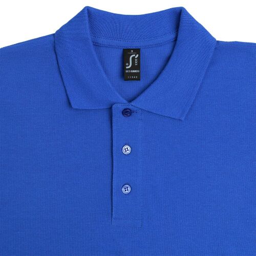 Рубашка поло мужская Summer 170 ярко-синяя, размер XS 2