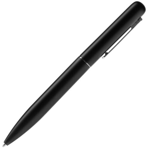 Ручка шариковая Scribo, матовая черная 4