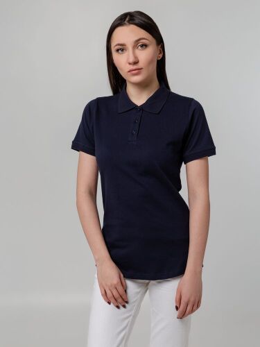 Рубашка поло женская Virma Stretch Lady, темно-синяя, размер S 4
