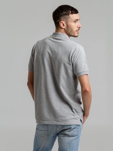 Рубашка поло мужская Virma Premium, серый меланж, размер L 5