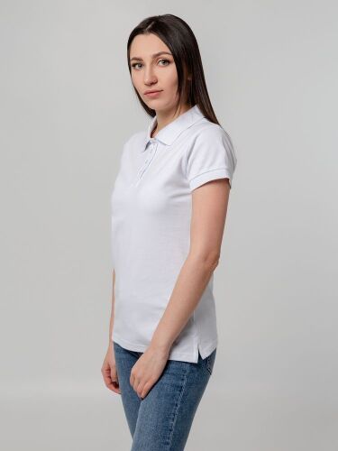 Рубашка поло женская Virma Premium Lady, белая, размер S 5