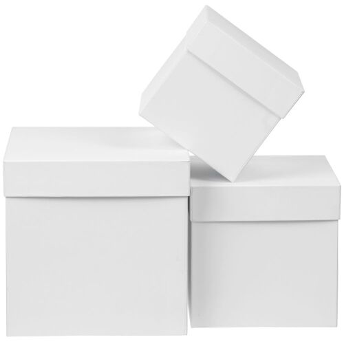 Коробка Cube, L, белая 4