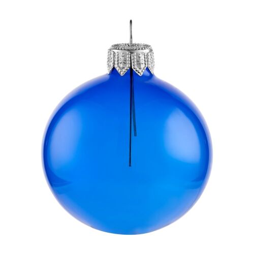 Елочный шар Gala Night в коробке, синий, 6 см 2