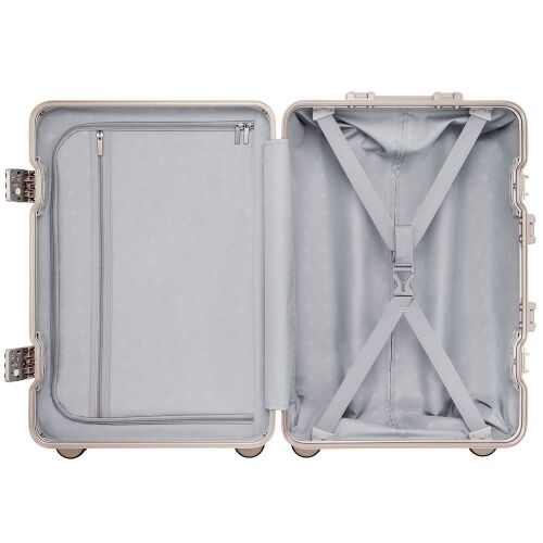 Чемодан Aluminum Frame PC Luggage V1, белый 5