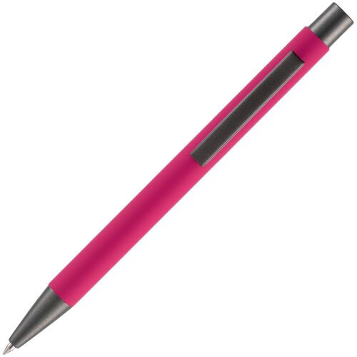 Ручка шариковая Atento Soft Touch, розовая 3