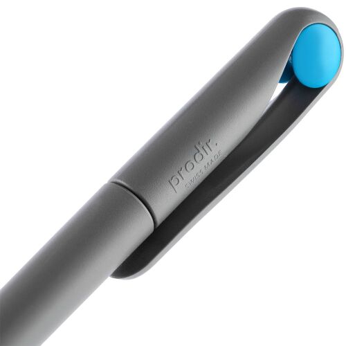 Ручка шариковая Prodir DS1 TMM Dot, серая с голубым 6