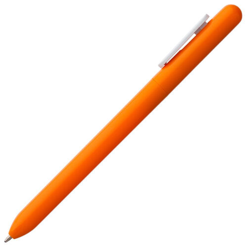 Ручка шариковая Swiper, оранжевая с белым 3