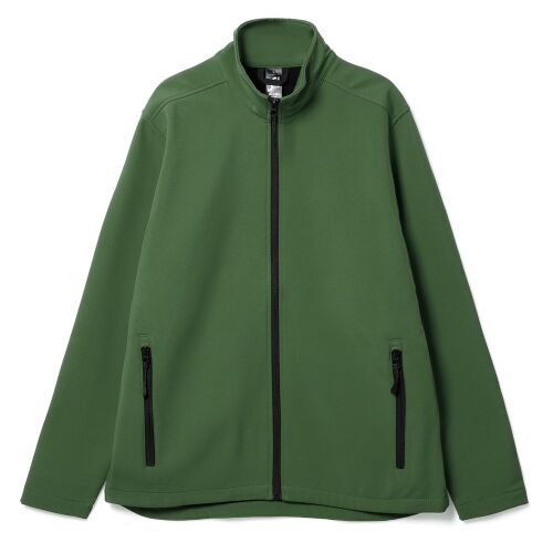 Куртка софтшелл мужская Race Men, темно-зеленая, размер S 1