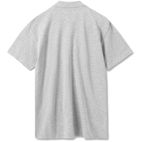 Рубашка поло мужская Summer 170 светло-серый меланж, размер S 2