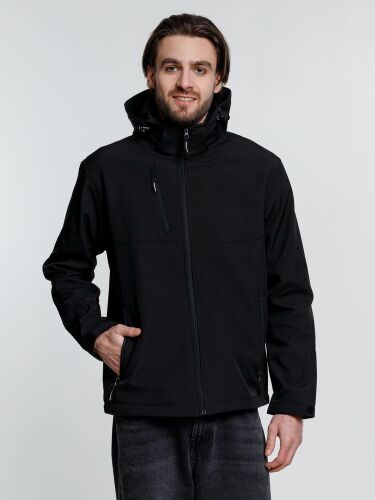 Куртка софтшелл мужская Zagreb, черная, размер XL 4