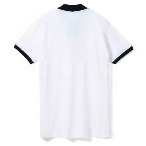 Рубашка поло Prince 190 белая с темно-синим , размер M 2