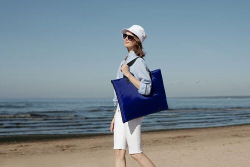 Пляжная сумка-трансформер Camper Bag, синяя 6