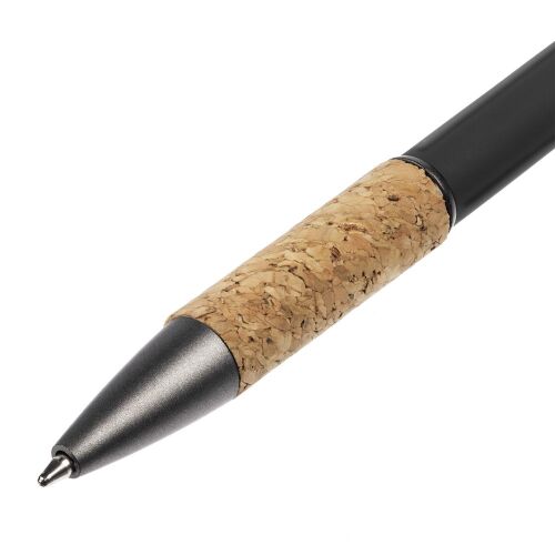 Ручка шариковая Cork, черная 4