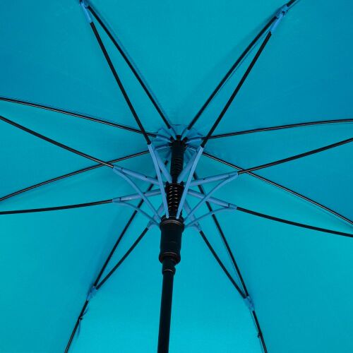 Зонт-трость Undercolor с цветными спицами, бирюзовый 3