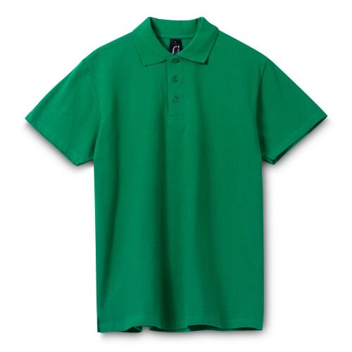 Рубашка поло мужская Spring 210 ярко-зеленая, размер S 8